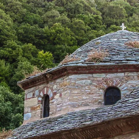 Vila Naxos Cental Double Semi Basement Private Balcony 200m From Naxos City