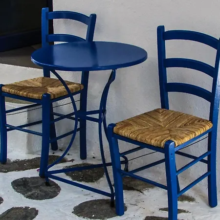 Vila Naxos Cental Double Semi Basement Private Balcony 200m From Naxos City