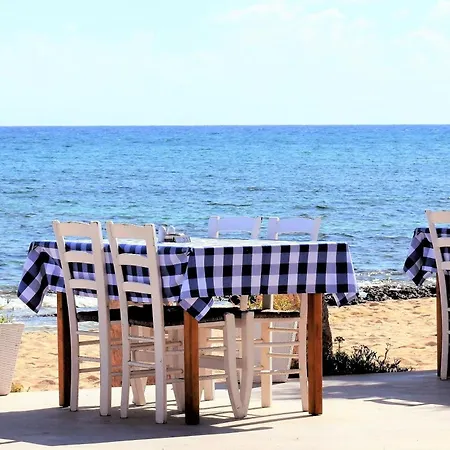 Naxos Cental Double Semi Basement Private Balcony 200m From Villa Naxos City