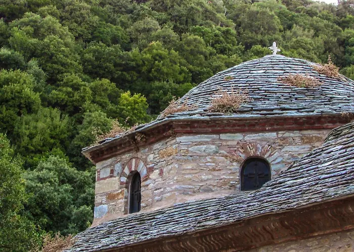 Villa Naxos Cental Double Semi Basement Private Balcony 200m From Naxos City